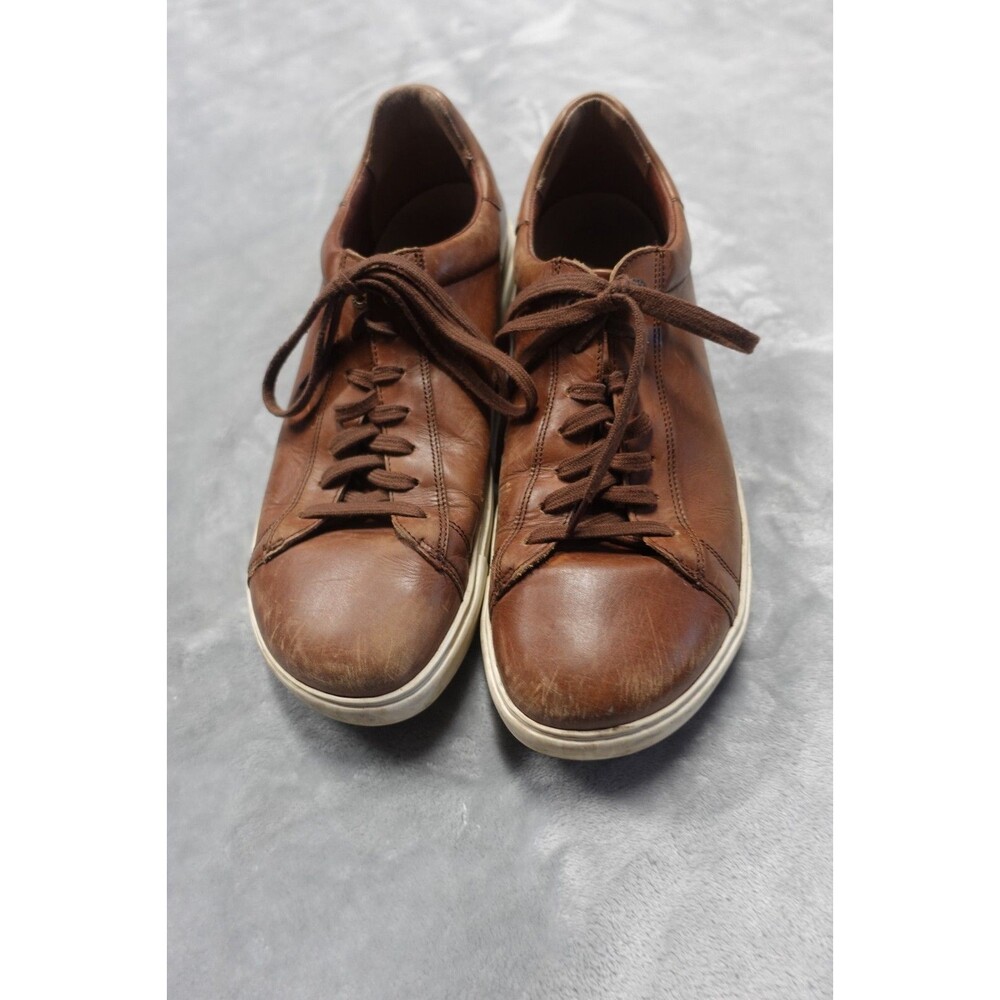Birkenstock‎ 44 Mens 10.5 Womens 11.5 Cognac Brown Leather BEND LOW Sneakers